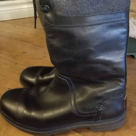 UGG Leather and Wool Boots - Picture 4 of 8